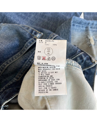 Undercover SS2005 "But Beautiful II" Distressed Patchwork 60 Denim Jeans