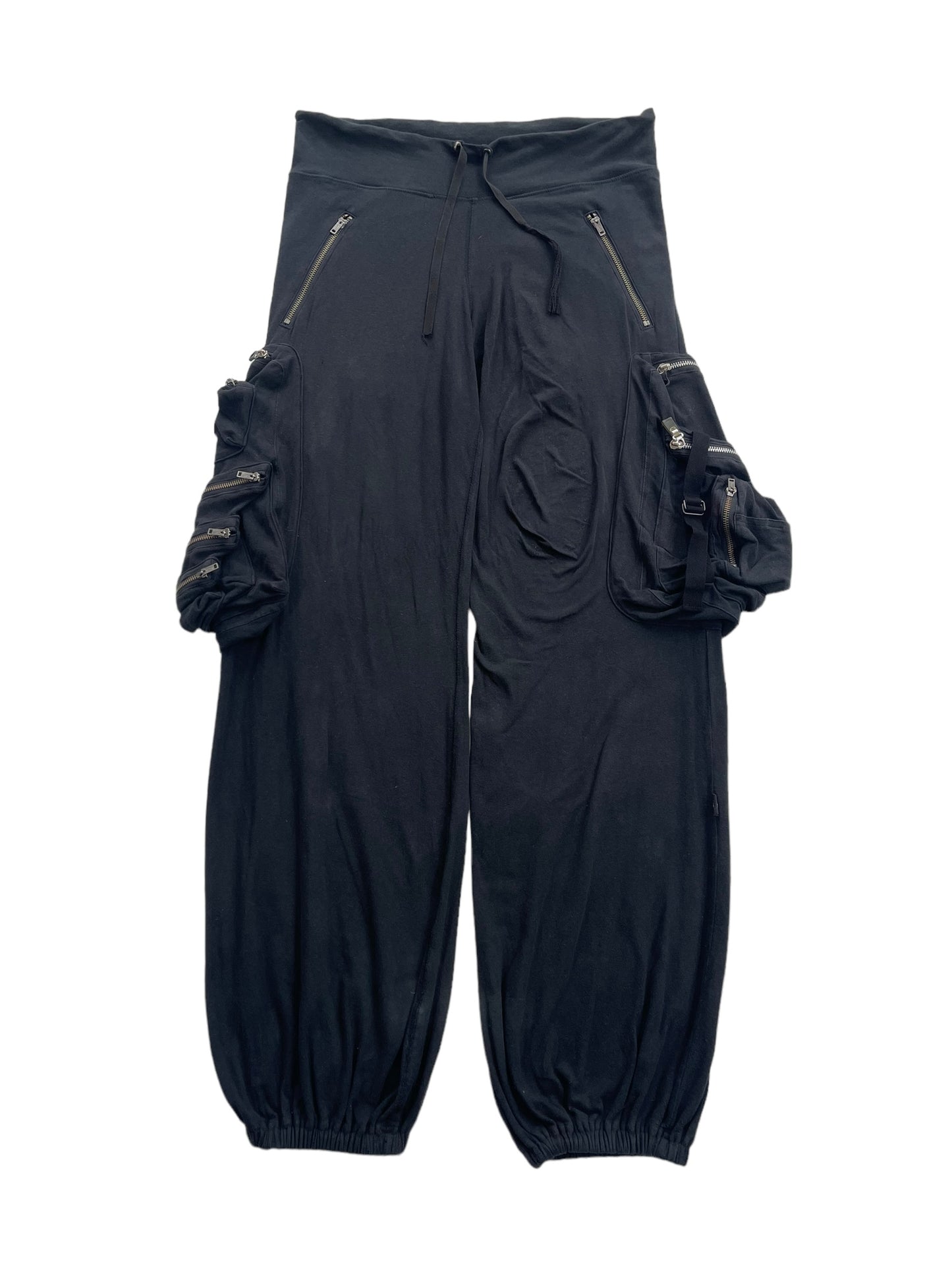 L.G.B (Le Grand Bleu) God's Voice Boxer 9-Pocket 3D Cargo Sweatpants