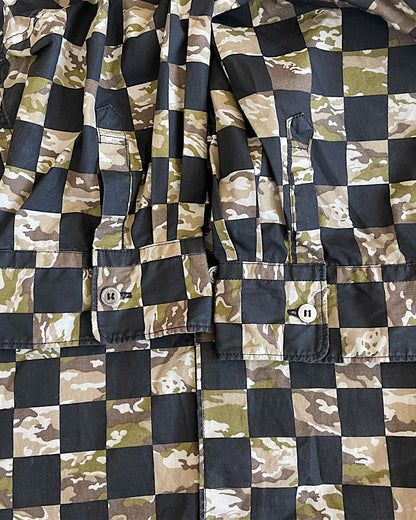 Comme Des Garçons Homme Plus SS12 Camo Checkered Shirt