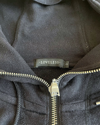 Loveless Goggle Mask Hood Skull Embroidery Jacket