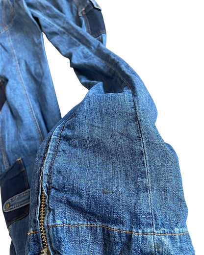 Dolce & Gabbana SS03 Full Length Zipper Cargo Denim