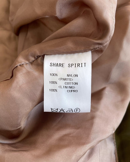 Share Spirit Military Pilot Cargo Light Padded Nylon Jacket
