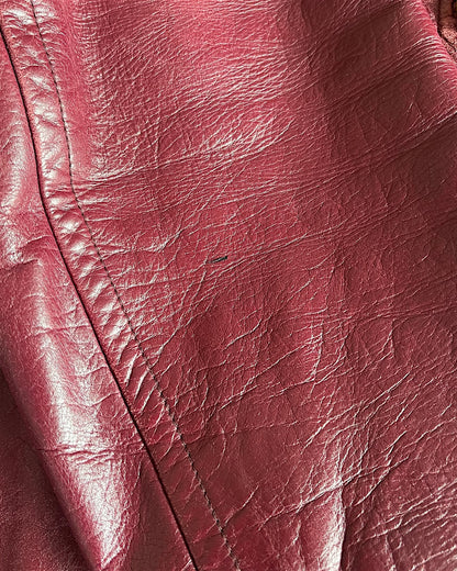 Jean Paul Gaultier Homme Object Leather Tailored Jacket