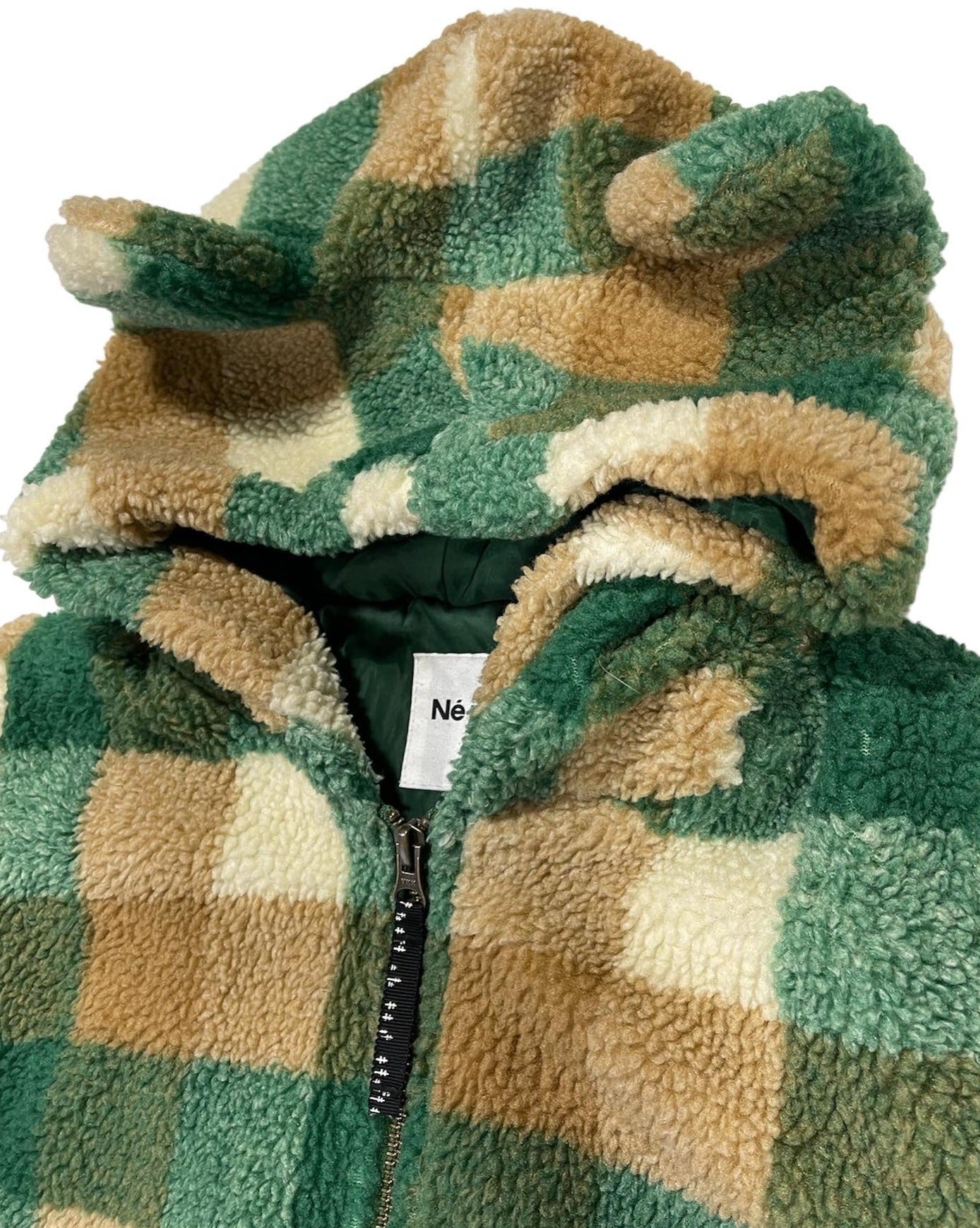 Né-Net Bear Ears Plaid Fleece Jacket