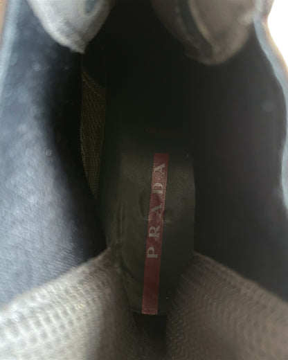 Prada Sport Chelsea Hiking Leather Boots
