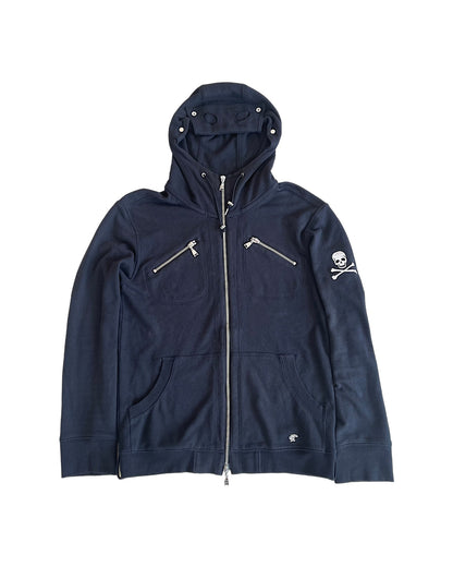 Loveless Goggle Mask Hood Skull Embroidery Jacket