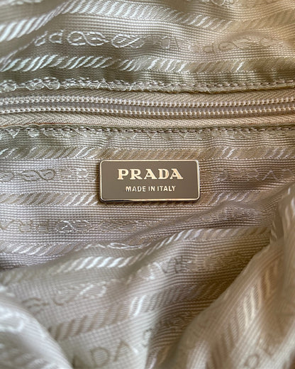 Prada FW02 Vela Sport Lino Nylon Shoulder Bag
