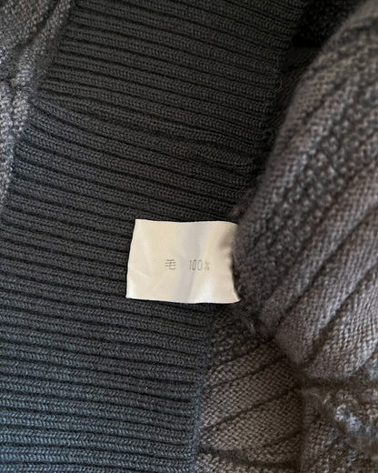 Balenciaga Paris Sports Vintage BB Waves Knit Sweater