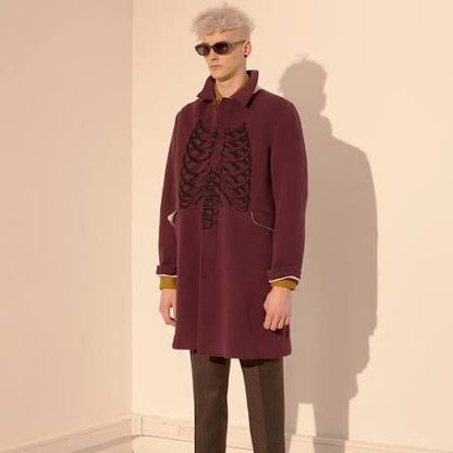 Undercover AW2013 “Anatomicouture” Ribcage Wool Coat