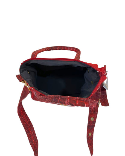 Talking About The Abstraction Illusion Baby Alligator Birkin Print Shoulder Bag