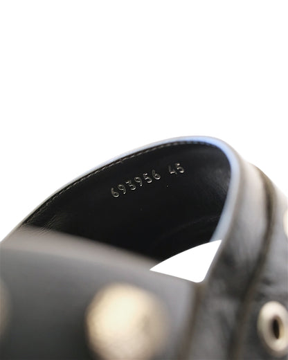 Balenciaga Cagole Studded Buckle Sandal Slide