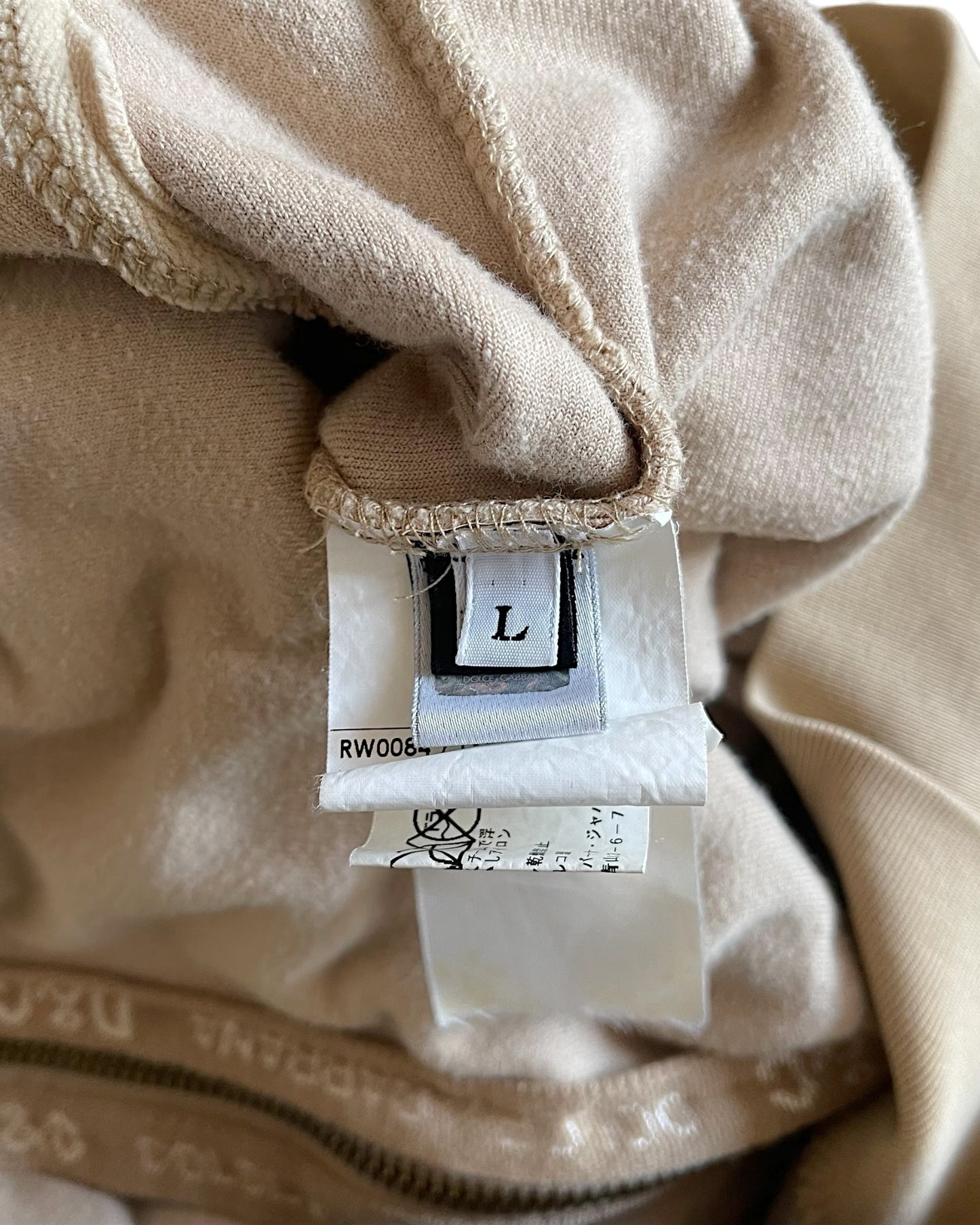 Dolce & Gabbana 2000s Striped Velour Hoodie