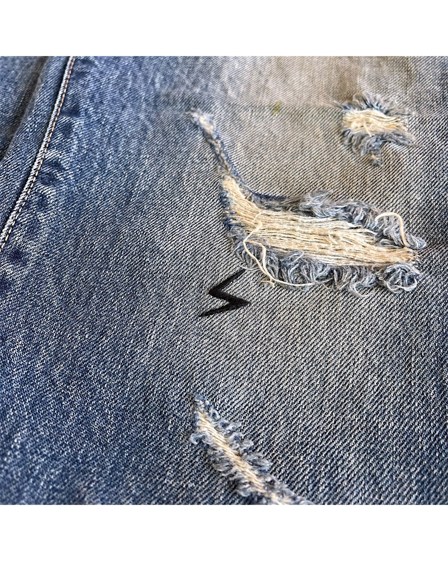Undercover SS2005 "But Beautiful II" Distressed Patchwork 60 Denim Jeans