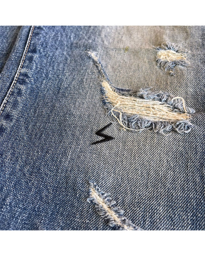 Undercover SS2005 "But Beautiful II" Distressed Patchwork 60 Denim Jeans