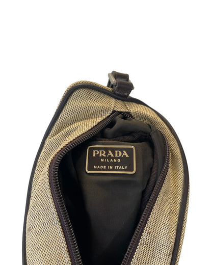 2000s Prada Sport Canvas & Leather Golf Balls Bag