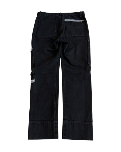 Undercover Multi-Pocket Zipper Bondage Cargo Denim Jeans
