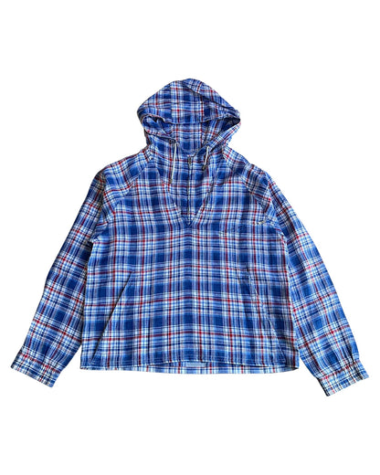 Visvim Plaid Linen Anorak Hooded Pullover