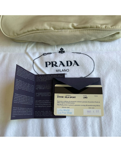 Prada FW02 Vela Sport Lino Nylon Shoulder Bag