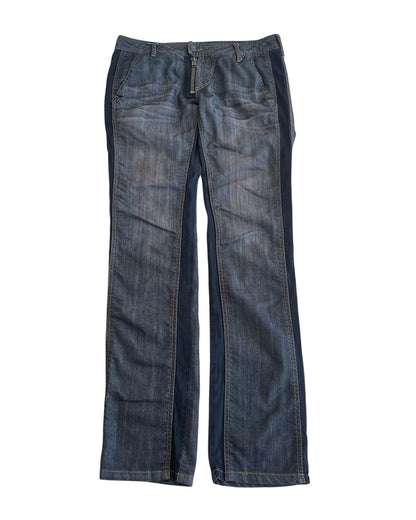 Morgan Homme 10th Anniversary Edition Two-Tone Stripe Denim Jeans