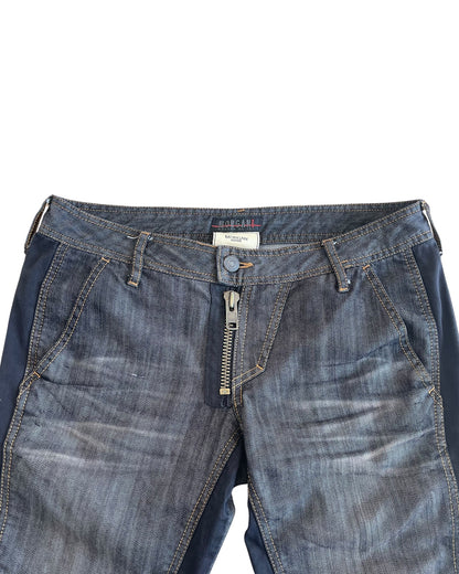 Morgan Homme 10th Anniversary Edition Two-Tone Stripe Denim Jeans