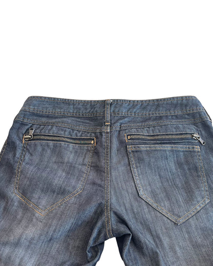 Morgan Homme 10th Anniversary Edition Two-Tone Stripe Denim Jeans