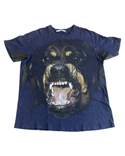 Givenchy Riccardo Tisci Rottweiler Dog Colombian Fit T-Shirt