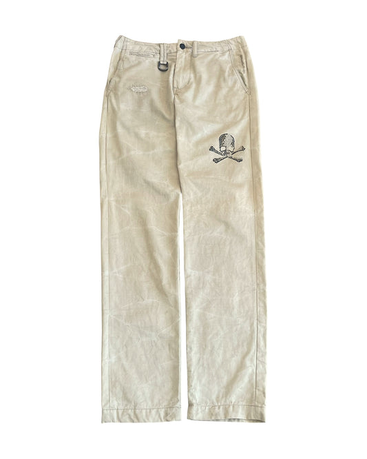 Roen Semantic Design Collaboration Studded Skull Marble Pants