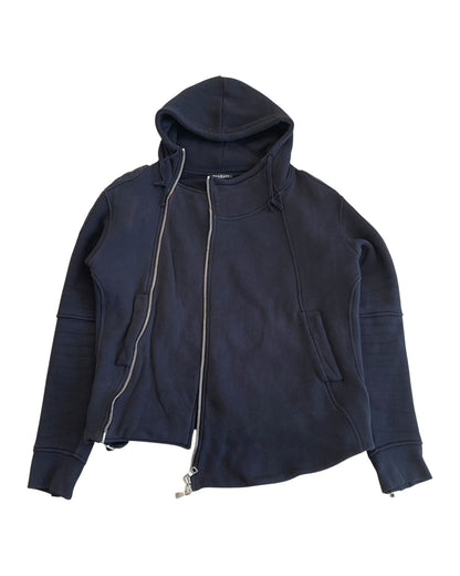 Balmain AW2010 Decarnin Cotton Biker Riders Jacket