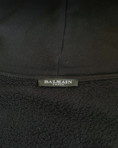 Balmain AW2010 Decarnin Cotton Biker Riders Jacket