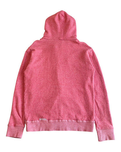Saint Laurent SS17 Distressed Repair Patches 1971 Salmon Hoodie