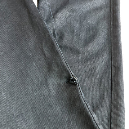 Rick Owens Drkshdw Triple Black Light Wax Denim Jeans