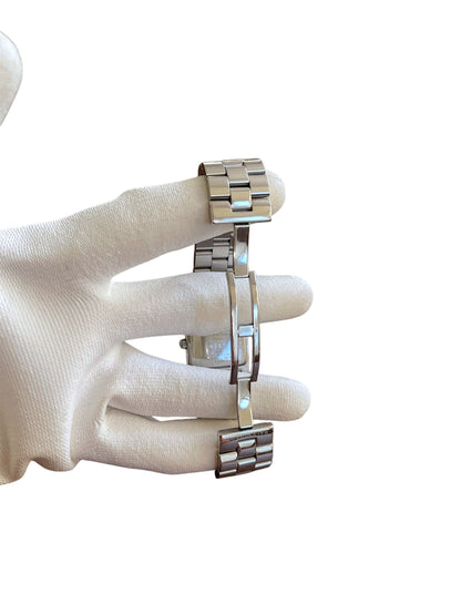 Balenciaga Vintage Blue Dial Square Case Stainless Steel Quartz Watch