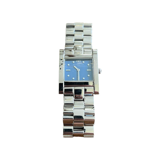 Balenciaga Vintage Blue Dial Square Case Stainless Steel Quartz Watch