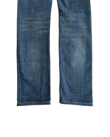 Dior Homme SS2011 KVA Clawmark Blue Washed Jake Denim Jeans
