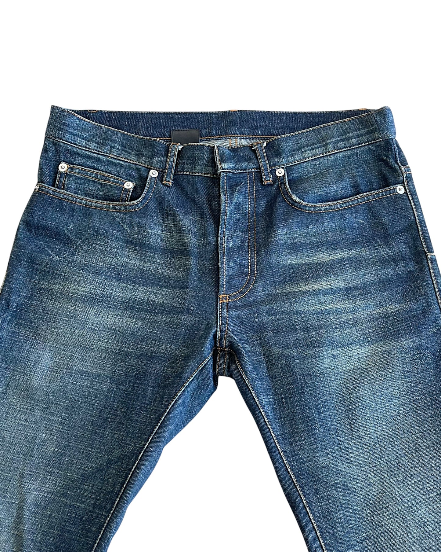 Dior Homme SS2011 KVA Clawmark Blue Washed Jake Denim Jeans