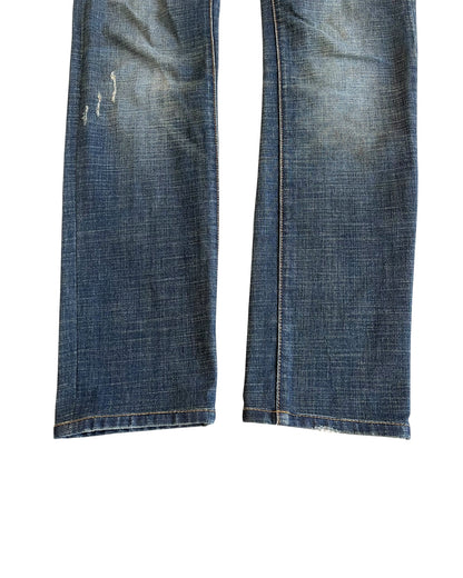 Dior Homme SS2011 KVA Clawmark Blue Washed Jake Denim Jeans