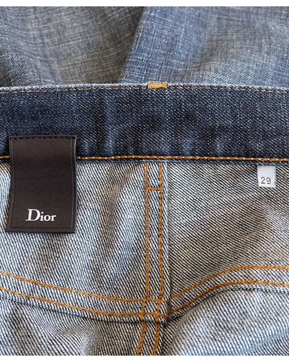 Dior Homme SS2011 KVA Clawmark Blue Washed Jake Denim Jeans