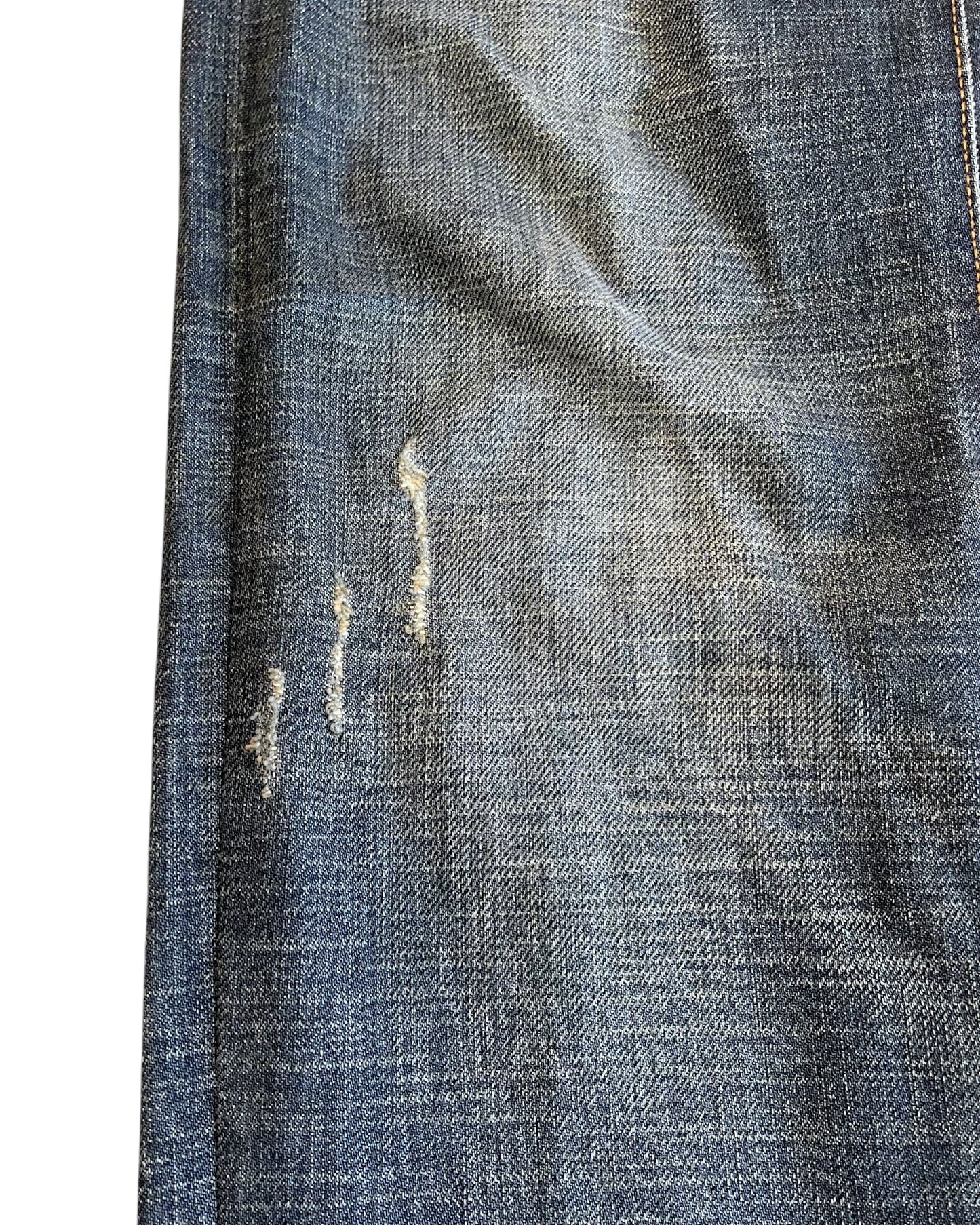 Dior Homme SS2011 KVA Clawmark Blue Washed Jake Denim Jeans