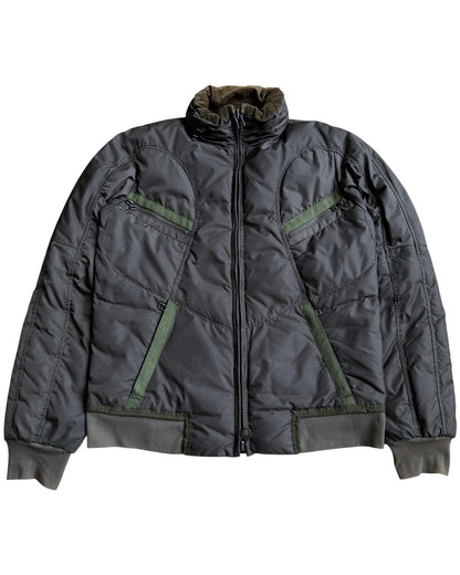 Marithé + François Girbaud 2000s Panel Detail Down Puffer Jacket