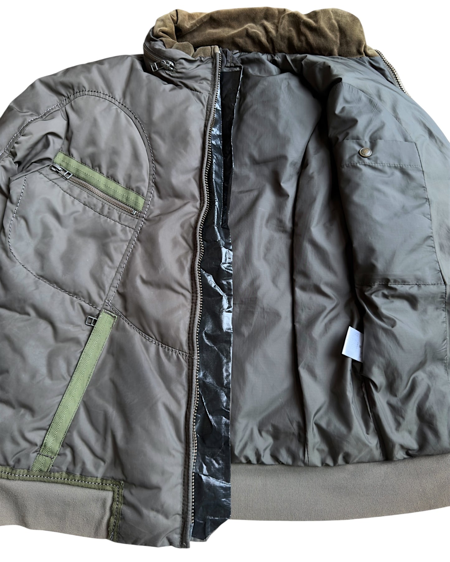 Marithé + François Girbaud 2000s Panel Detail Down Puffer Jacket