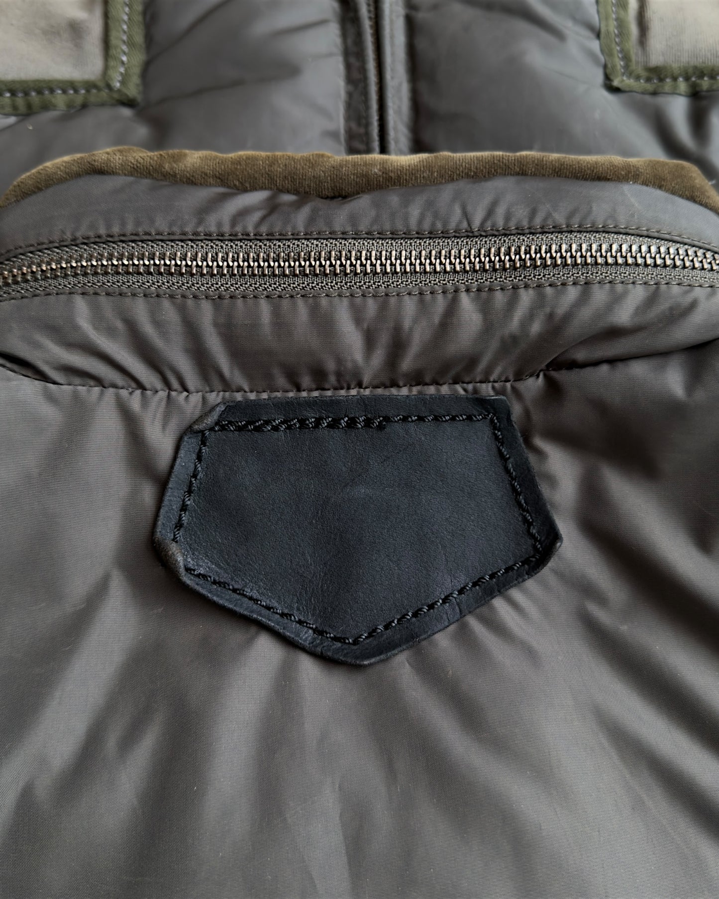 Marithé + François Girbaud 2000s Panel Detail Down Puffer Jacket