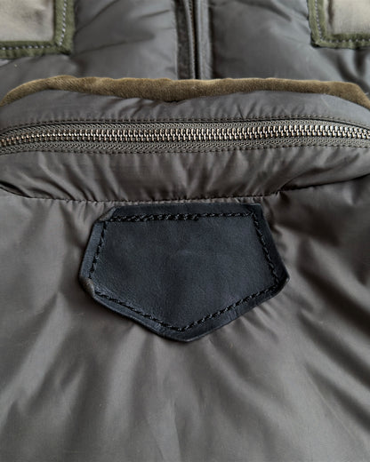 Marithé + François Girbaud 2000s Panel Detail Down Puffer Jacket