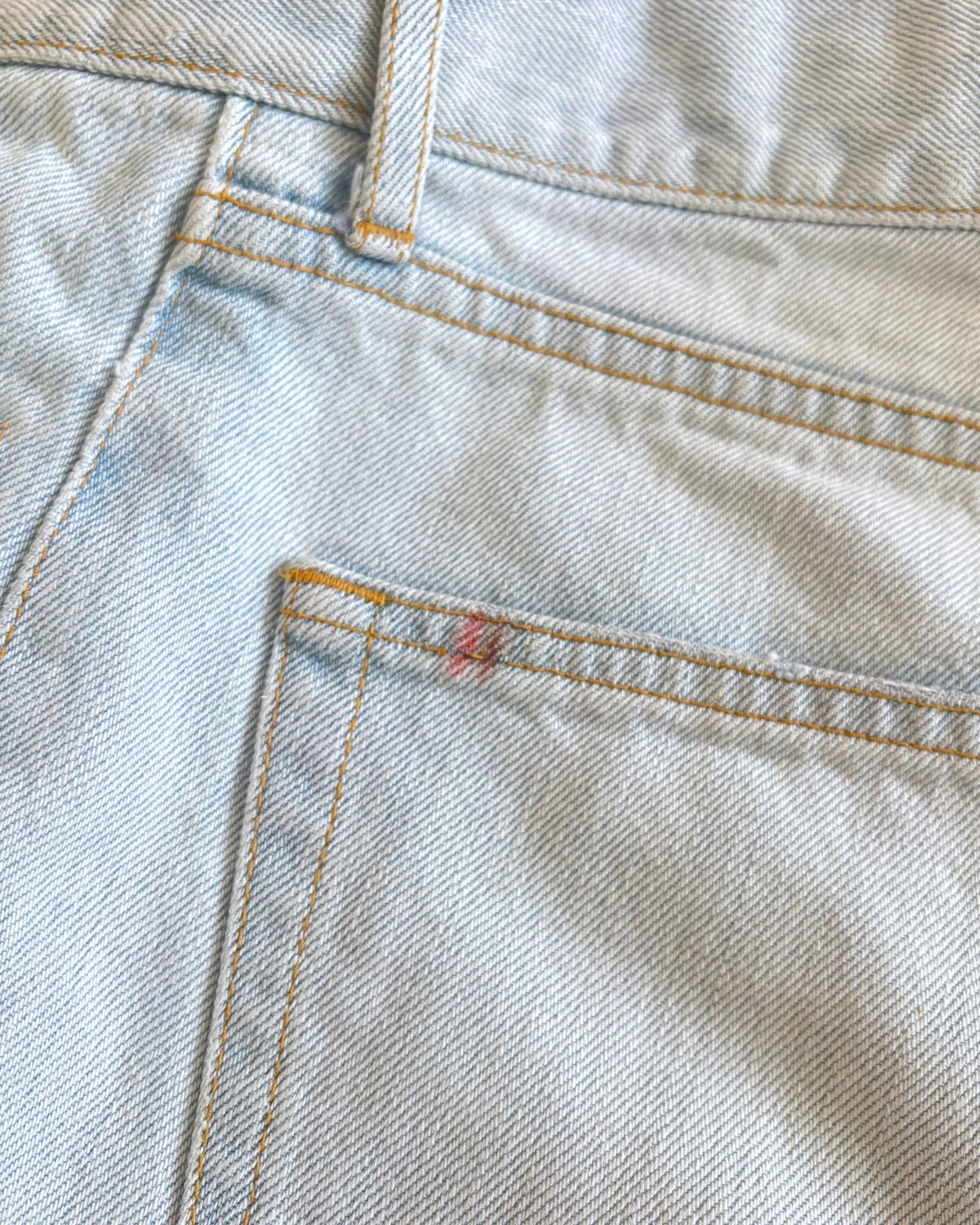 Saint Laurent D01 Light Blue Stone Wash Distressed Denim Jeans