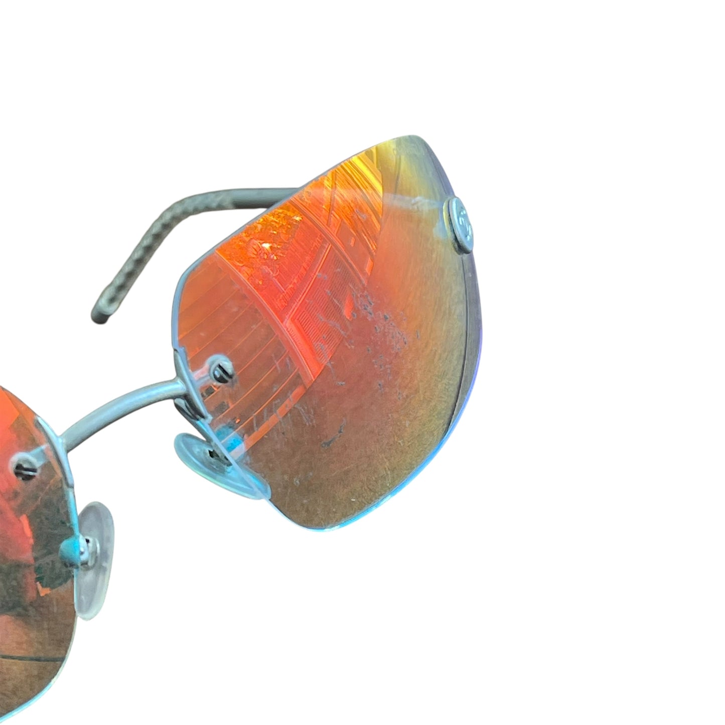 Chanel Vintage CC Light UV Tinted Rimless Sunglasses