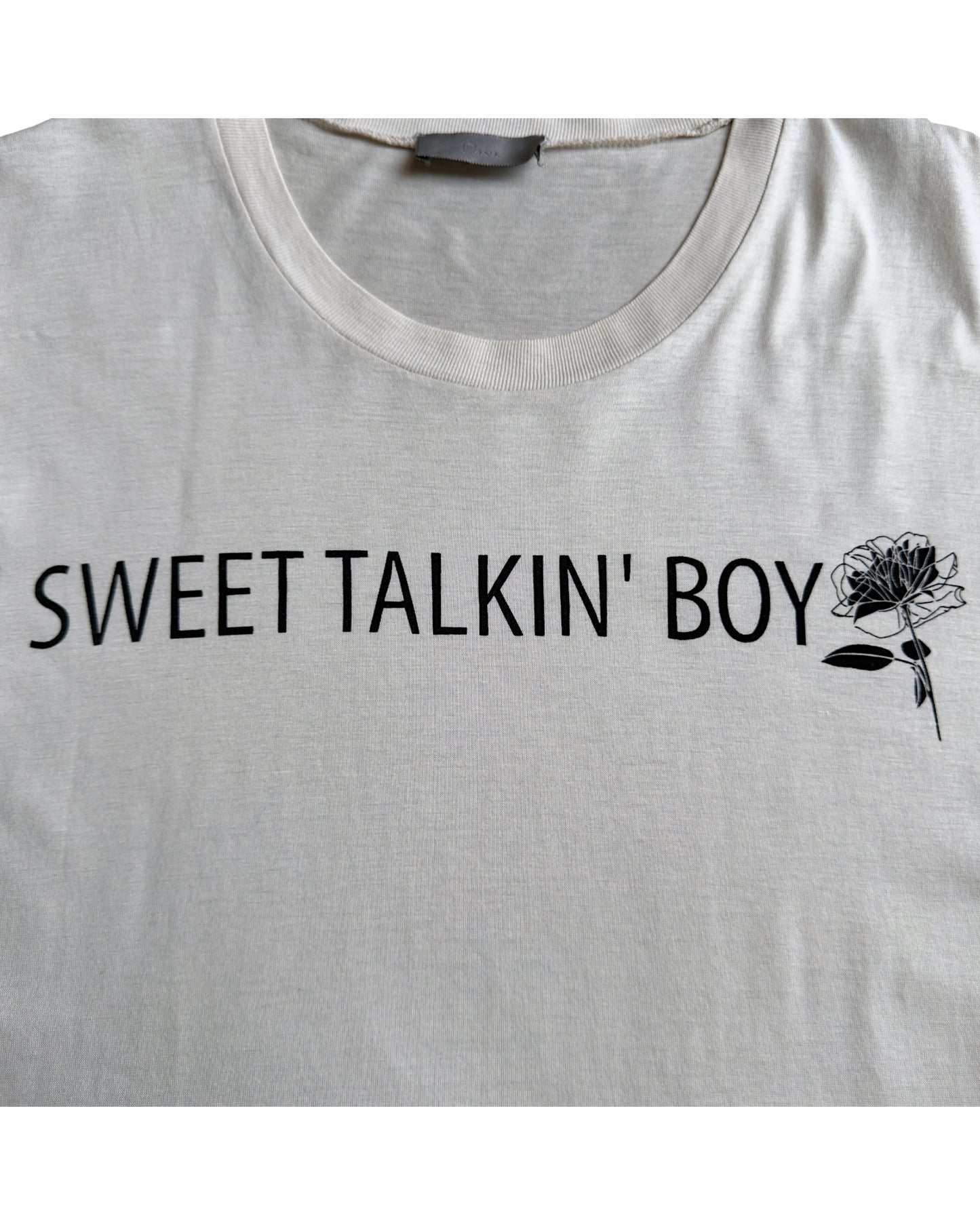 Dior Homme SS2010 Sweet Talkin' Boy Flower T-Shirt
