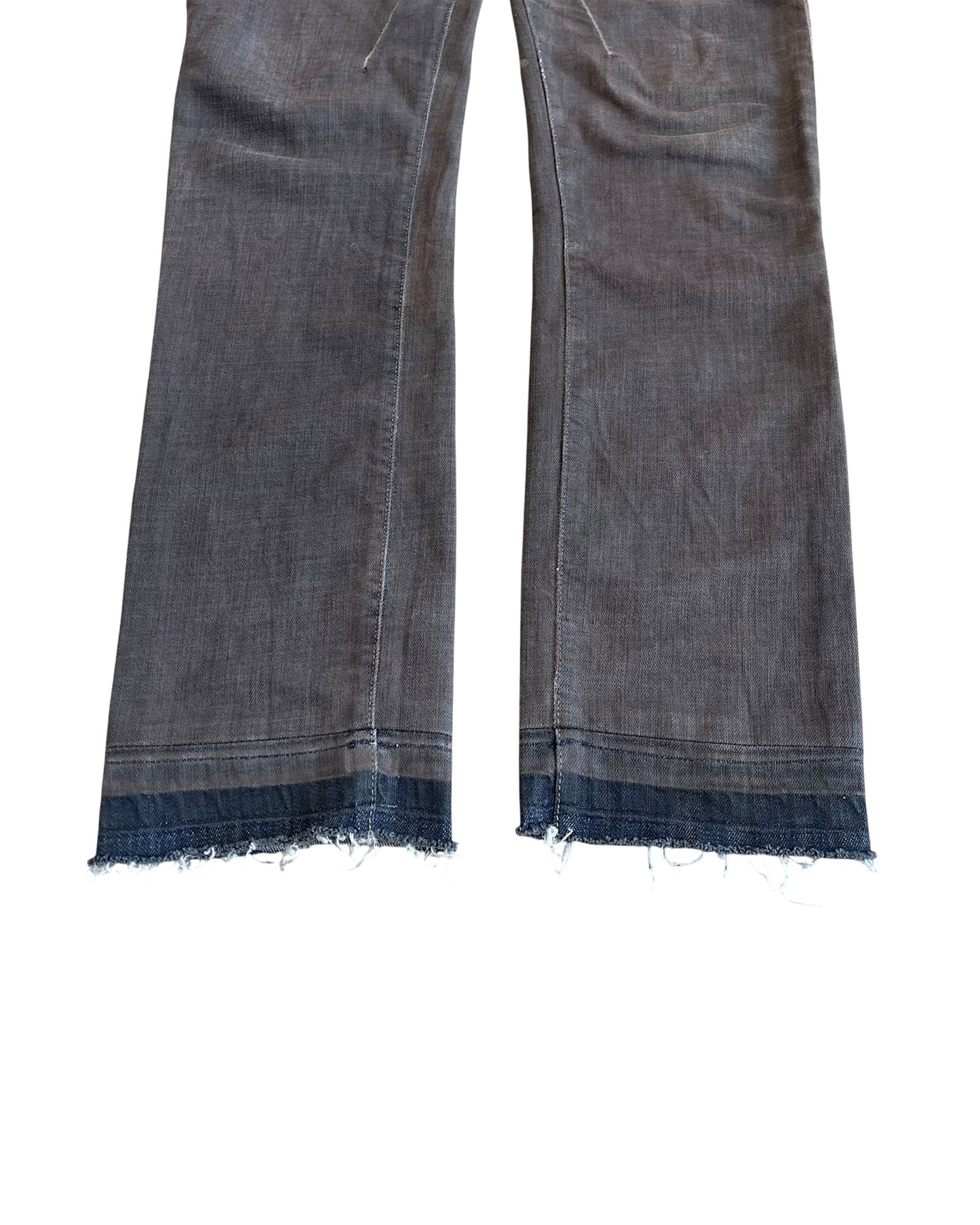 Rick Owens Drkshdw FW2009 "Crust" Bitter Coated Detroit Cut Denim Jeans