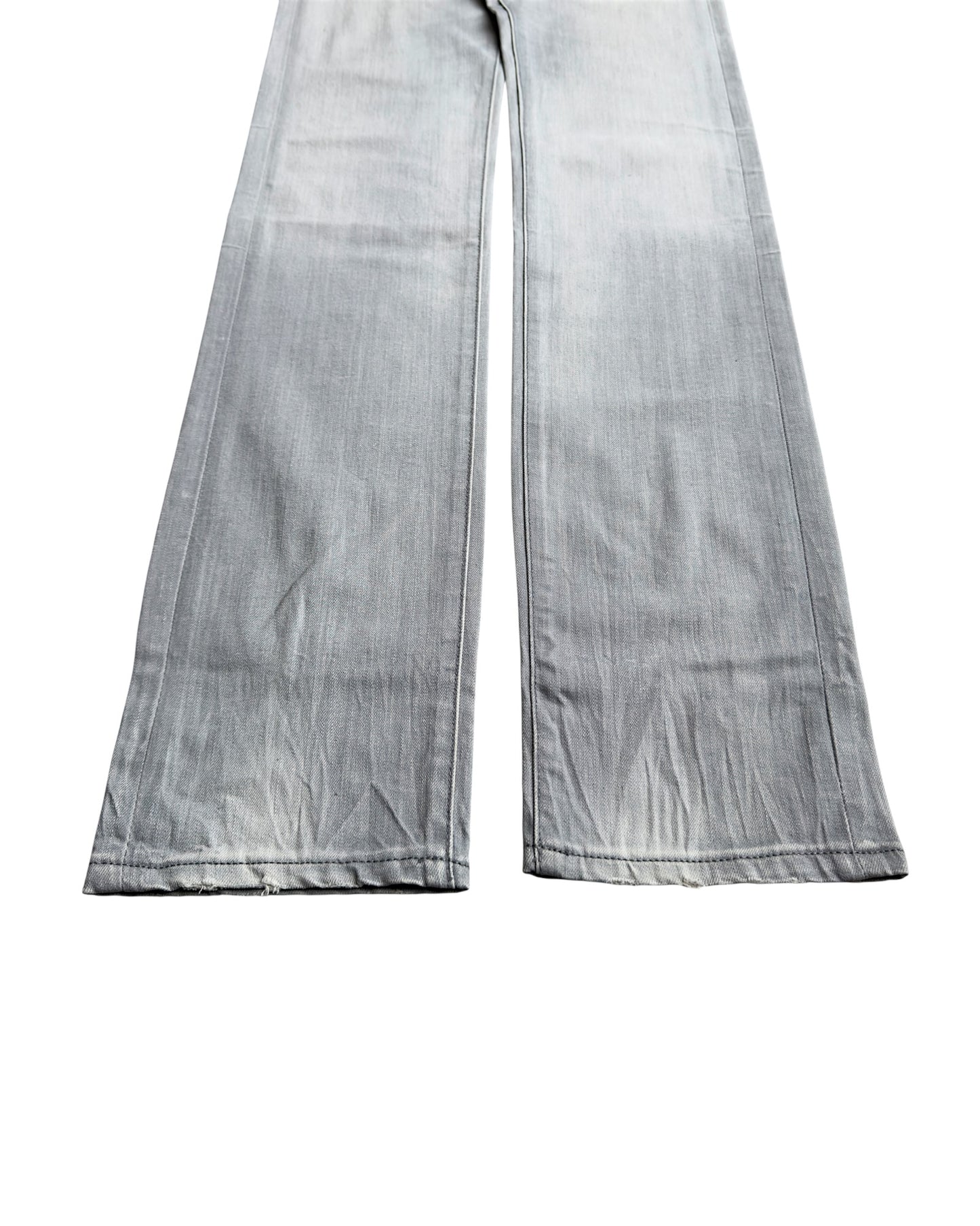 Dior Homme SS2006 White Wash Light Grey Skinny Denim Jeans