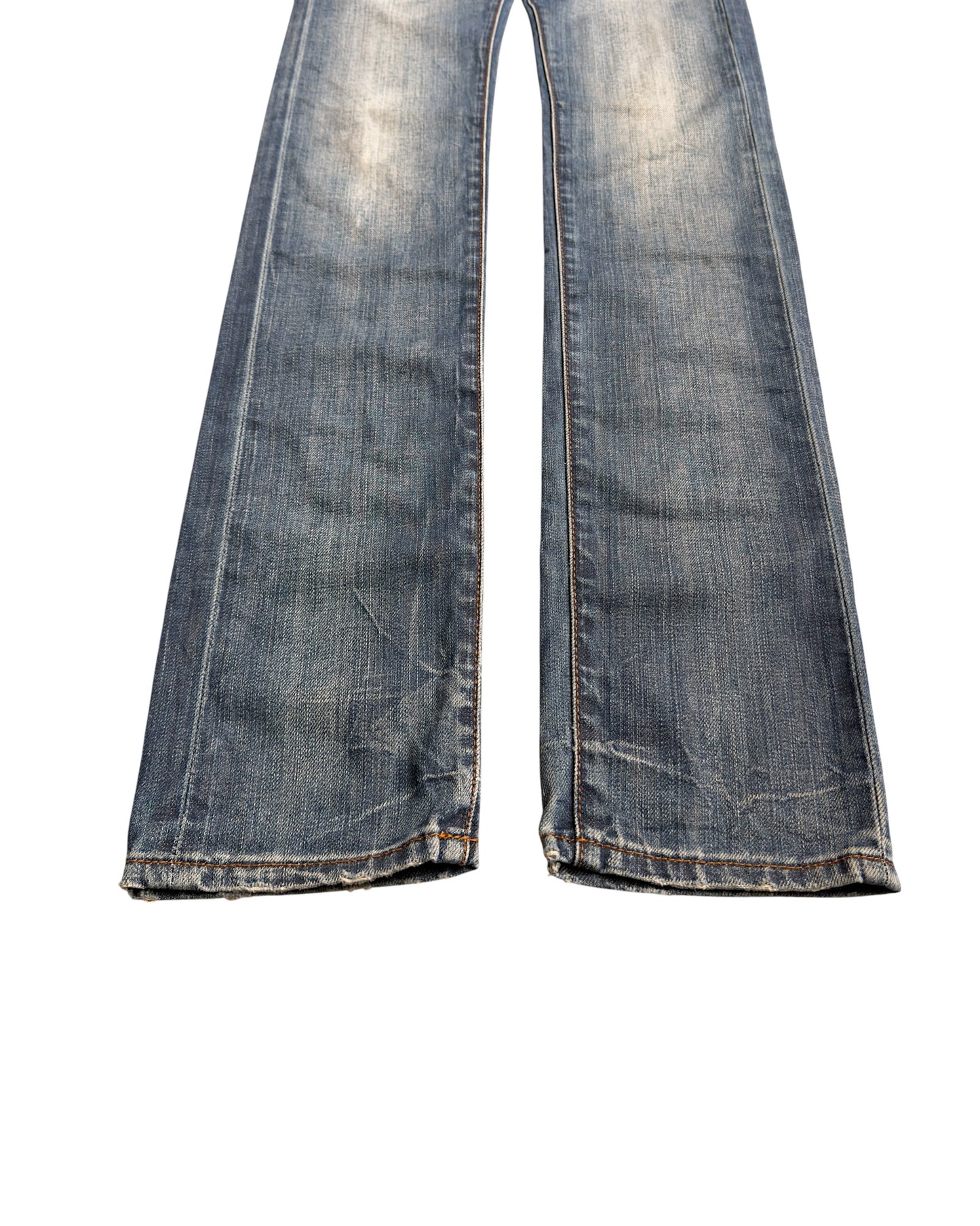 Dior Homme SS2009 "Planisphère" Washed Blue Skinny Denim Jeans