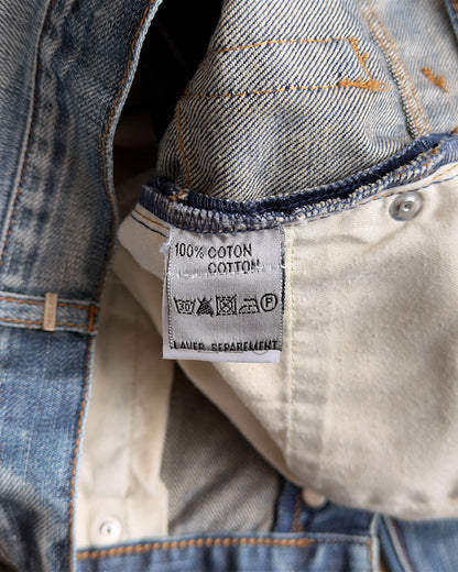 Dior Homme SS2009 "Planisphère" Washed Blue Skinny Denim Jeans