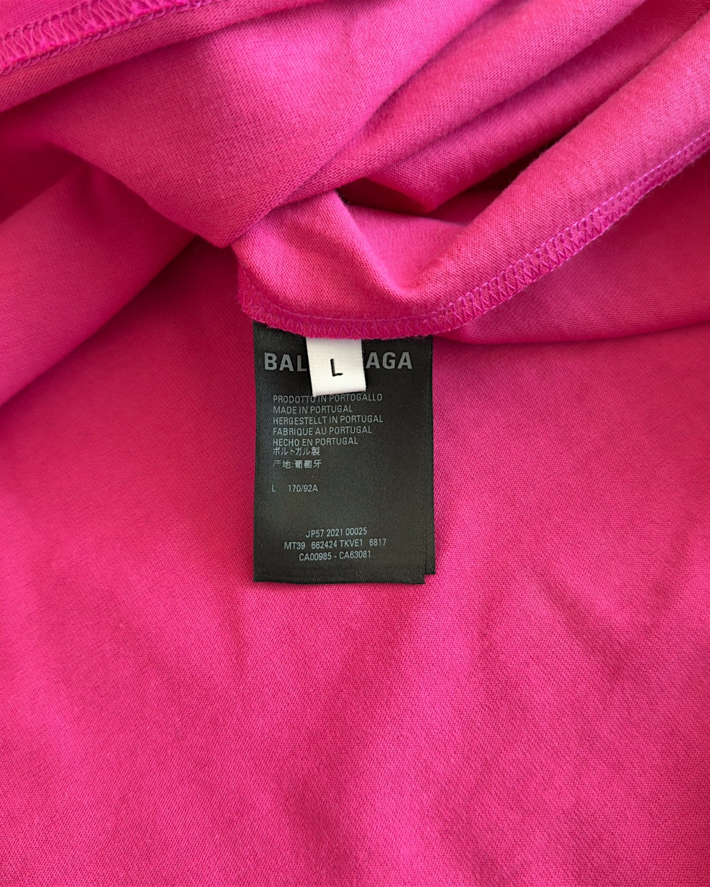 Balenciaga SS2021 This Is Not The New Balenciaga Logo Light Hoodie